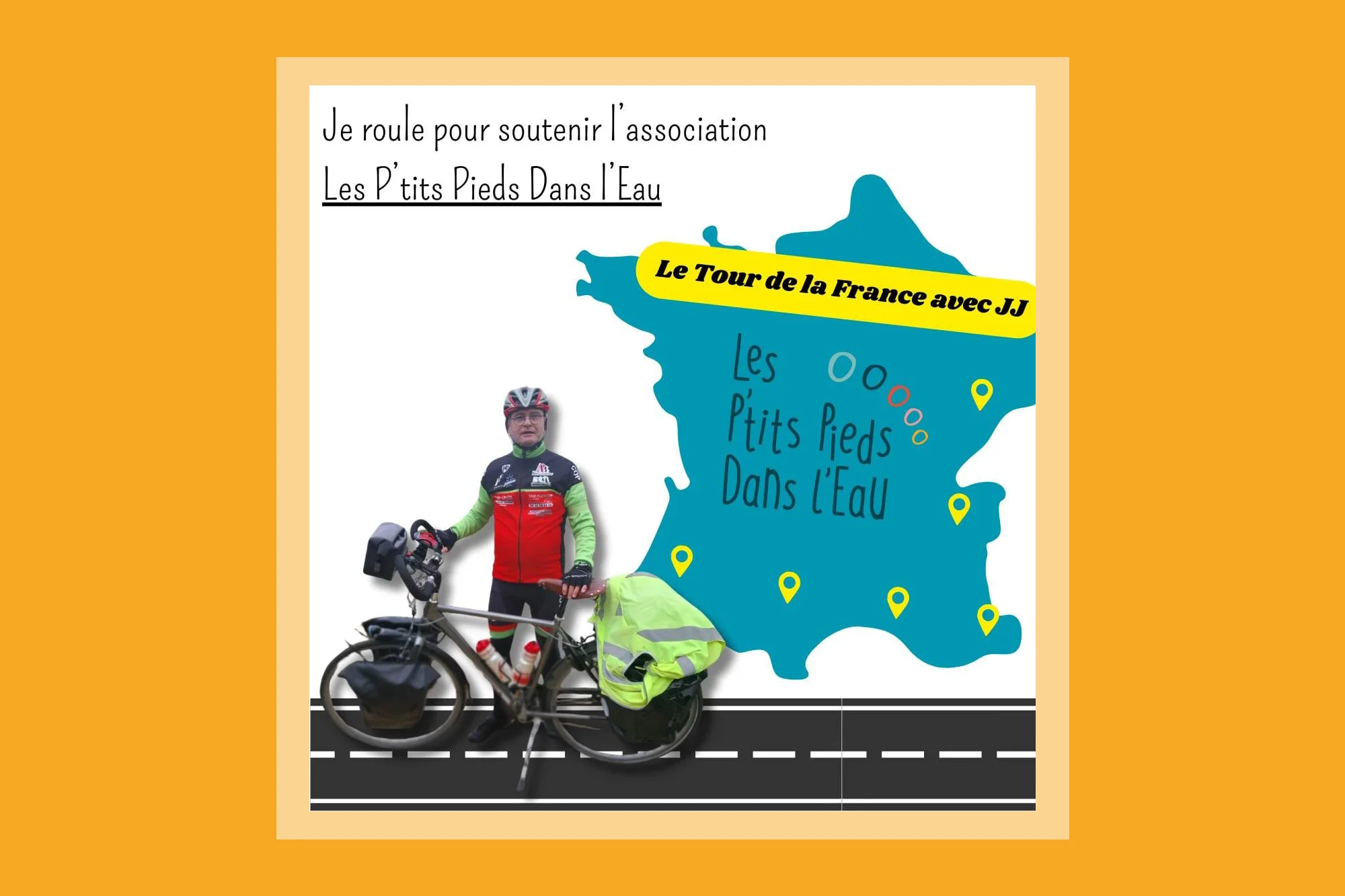 Tour de France à vélo