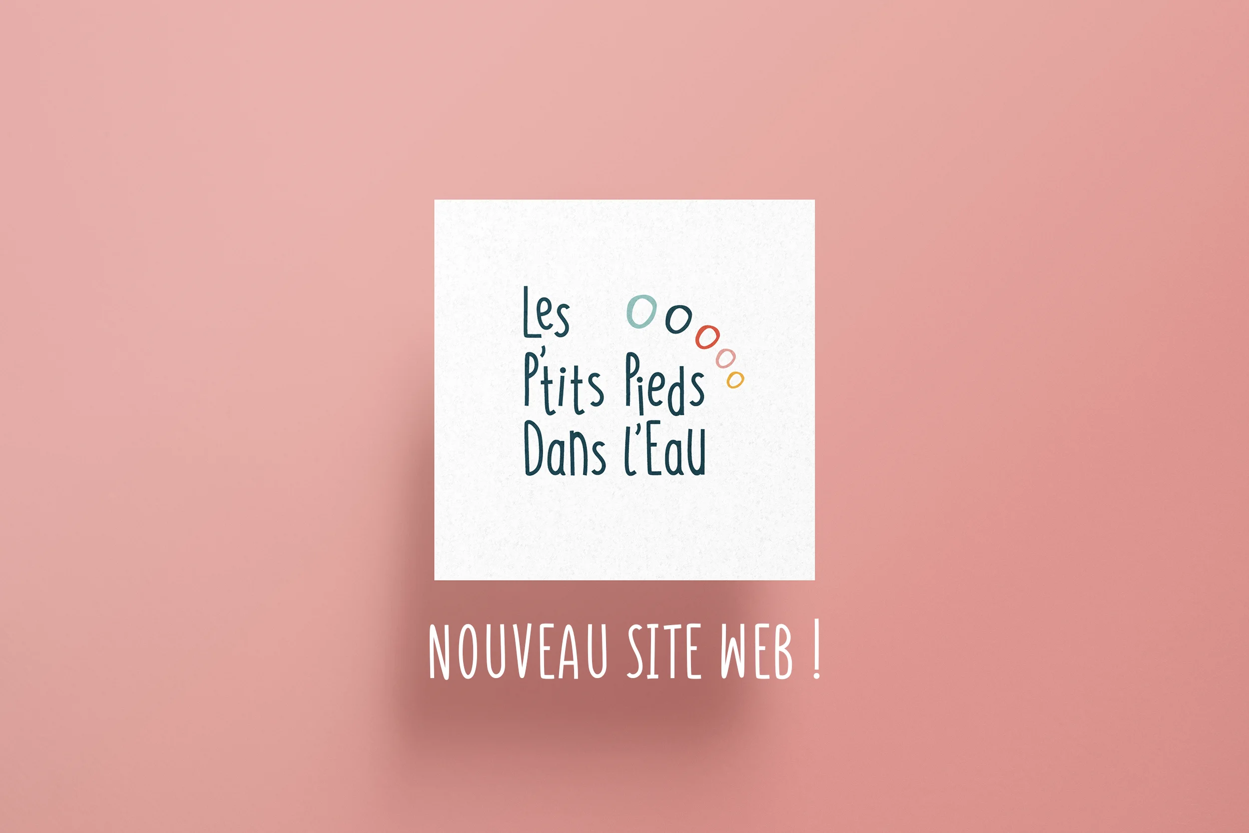 Logo Les P'tits Pieds Dans l'Eau Nouveau Site Web